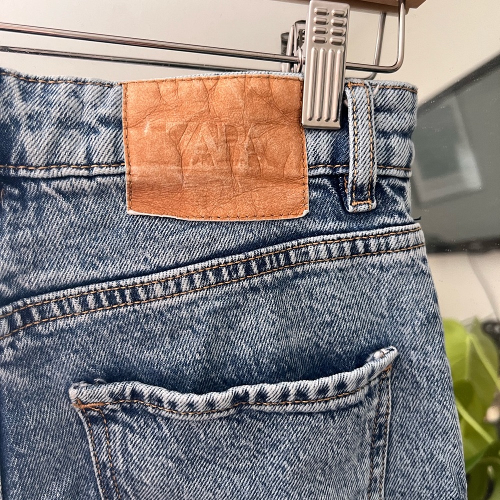 ZARA high waisted mom jean